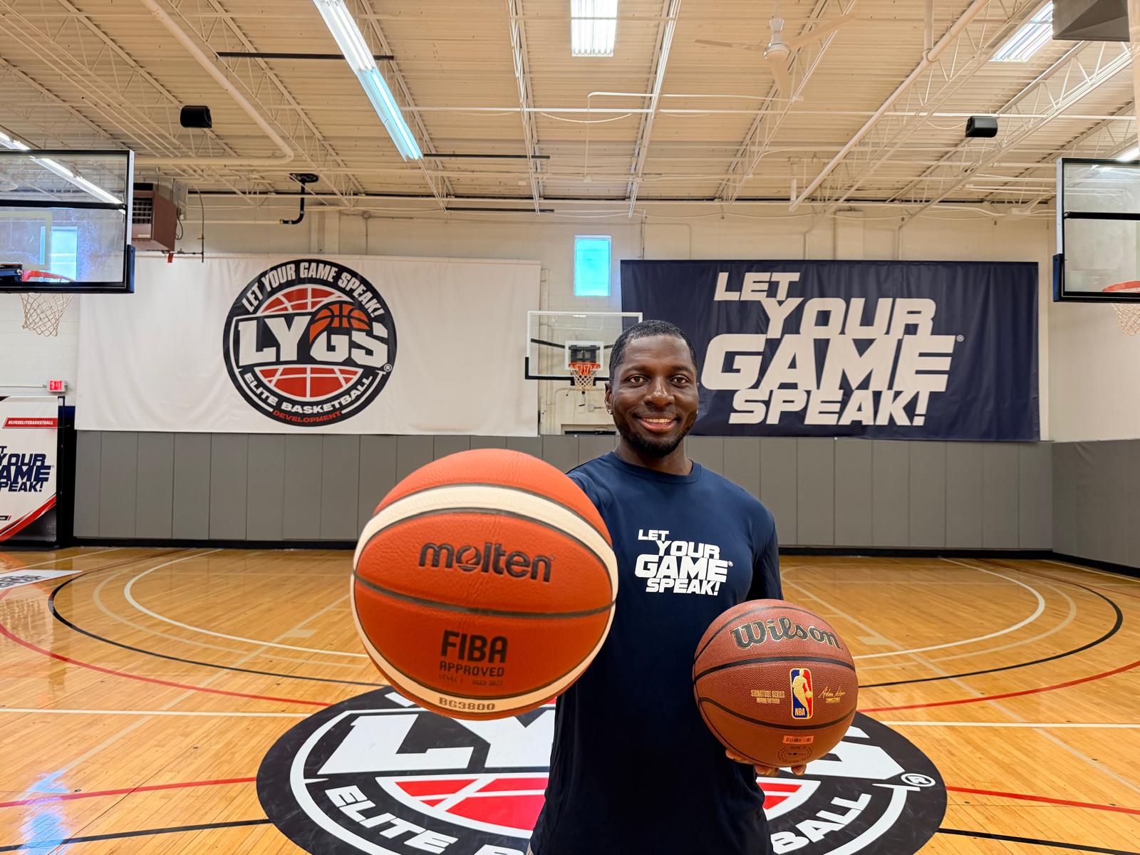 Coach Aly, founder of LYGS basketball development